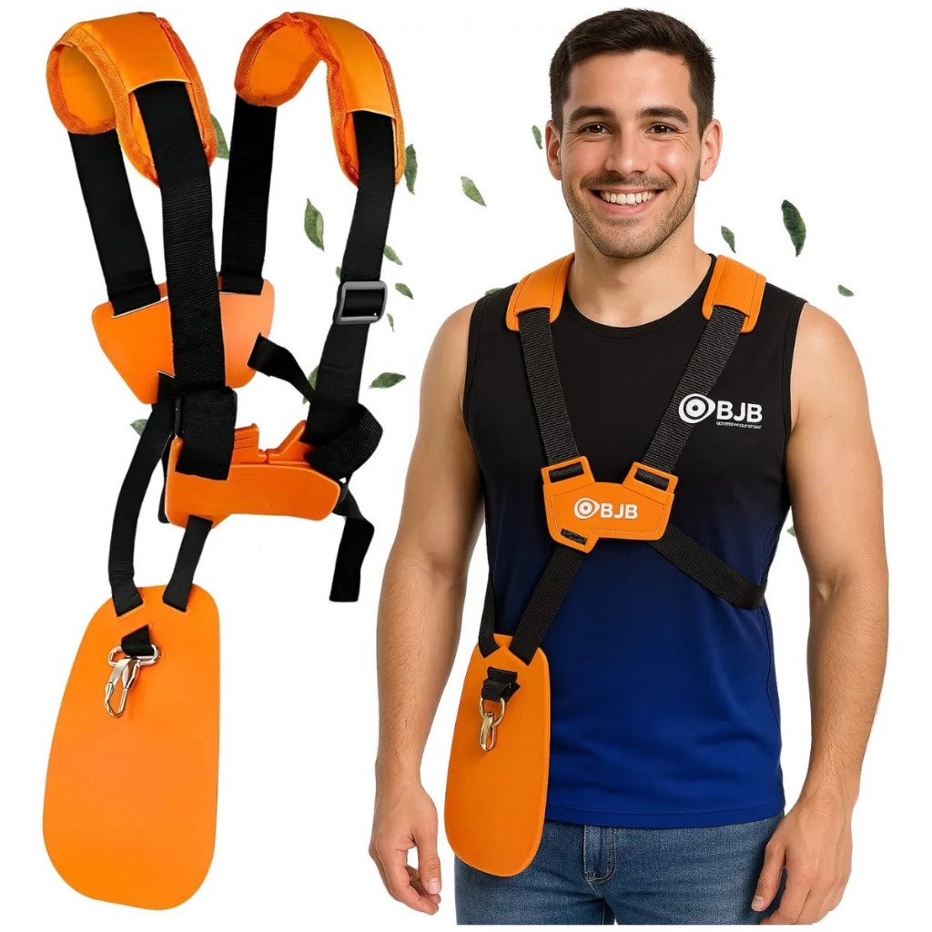 Cinto Colete Roçadeira Duplo Para Stihl Husqvarna Garthen