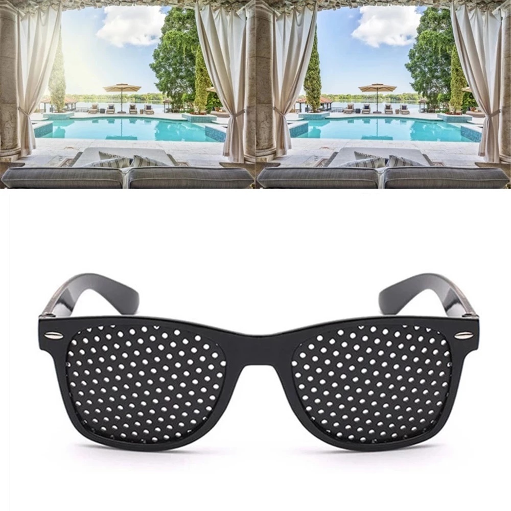 Óculos Reticulado Furadinho Pinhole Diy em Oferta na Shopee