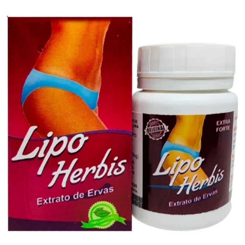 100% Original Suplemento Alimentar Lipo Herbis | 40 Cápsulas