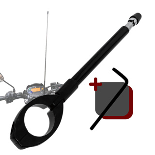 Antena Corta Pipa 6 Estagios Guidao 7/8 Preto Universal Inox em Oferta na Shopee