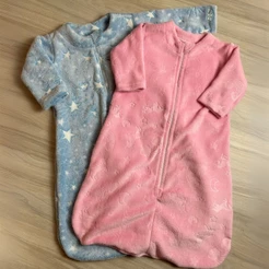 Saco De Dormir Bebe Casulo Pijama Cobertor com Ziper