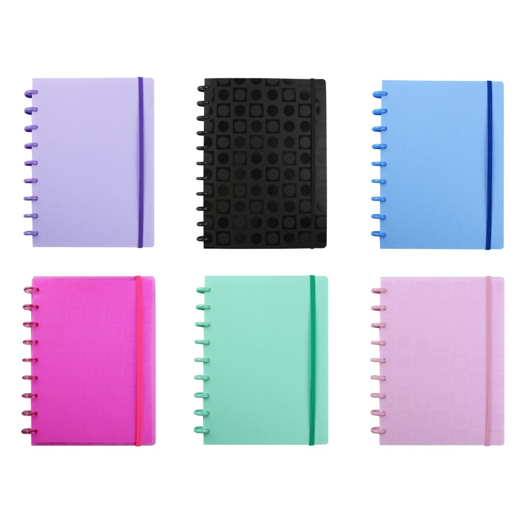 Promoção Caderno de Disco Inteligente Médio 80 Folhas Pautadas (Escolher a cor da capa) em Oferta na Shopee