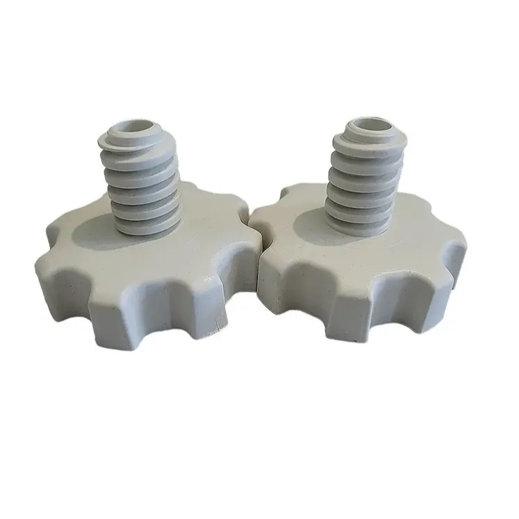 KIT PÉS PARA GELADEIRA BRASTEMP  BRANCO BAIXO PARAFUSO DE PLÁSTICO.