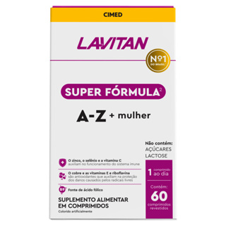 Lavitan A-z  Mulher Super Fórmula (5G Mulher) - 60 Comprimidos - Cimed em Oferta na Shopee