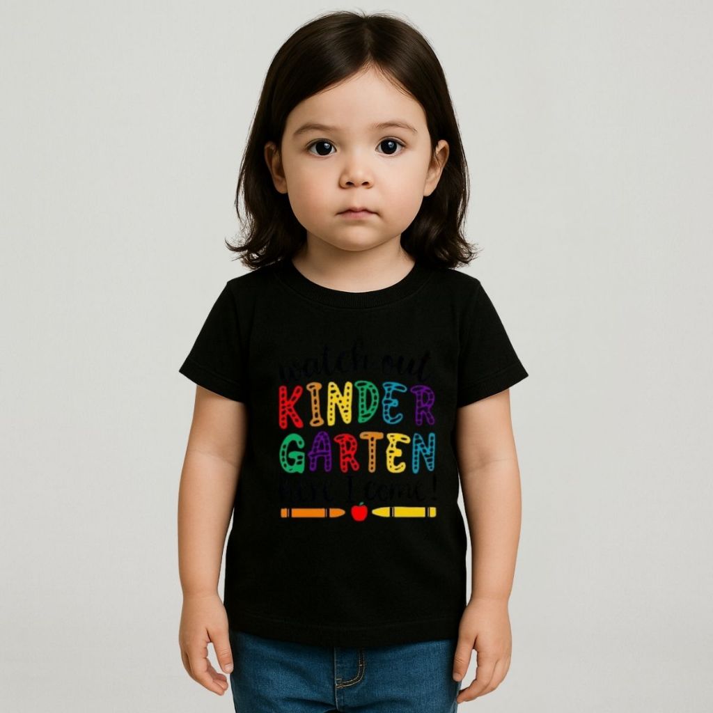 Camiseta para Menina com Estampa Colorida, Estilo Jovem e Moderno, Conforto Qualidade