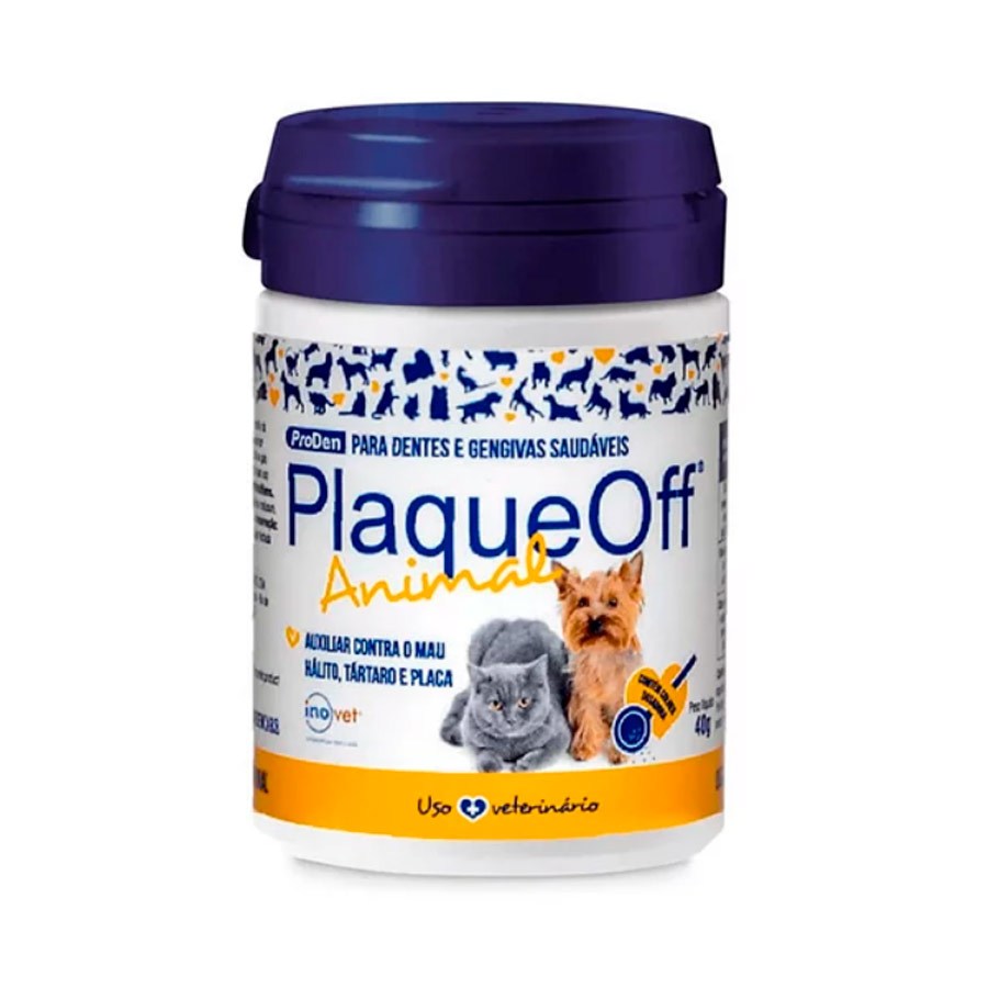 Detalhes do PlaqueOff Cães e Gatos Inovet - 40g