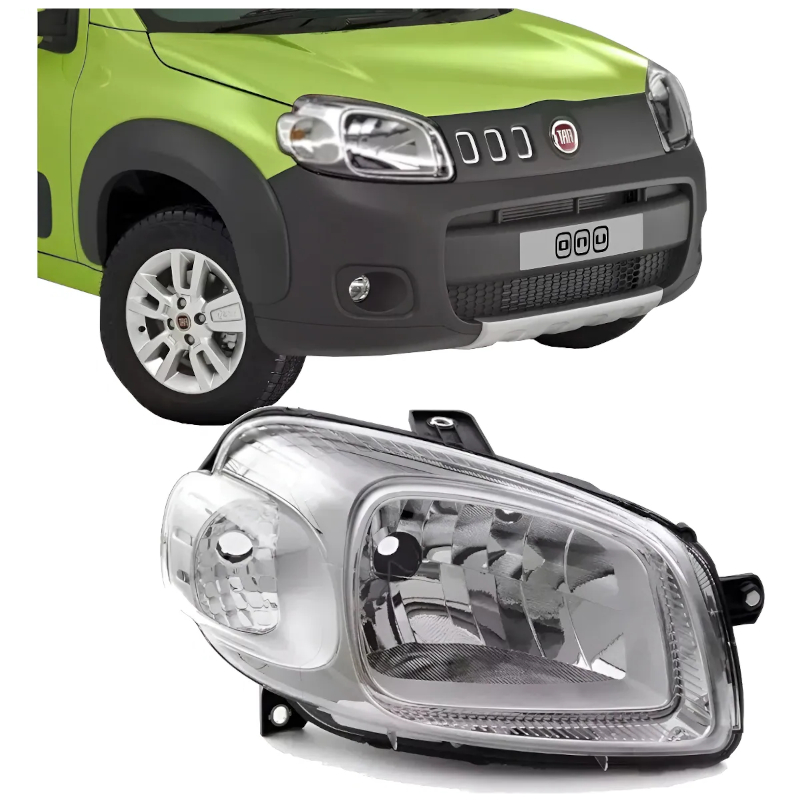 Farol Uno Way Vivace 2010 2011 2012 2013 2014 Máscara Cromada em Oferta na Shopee