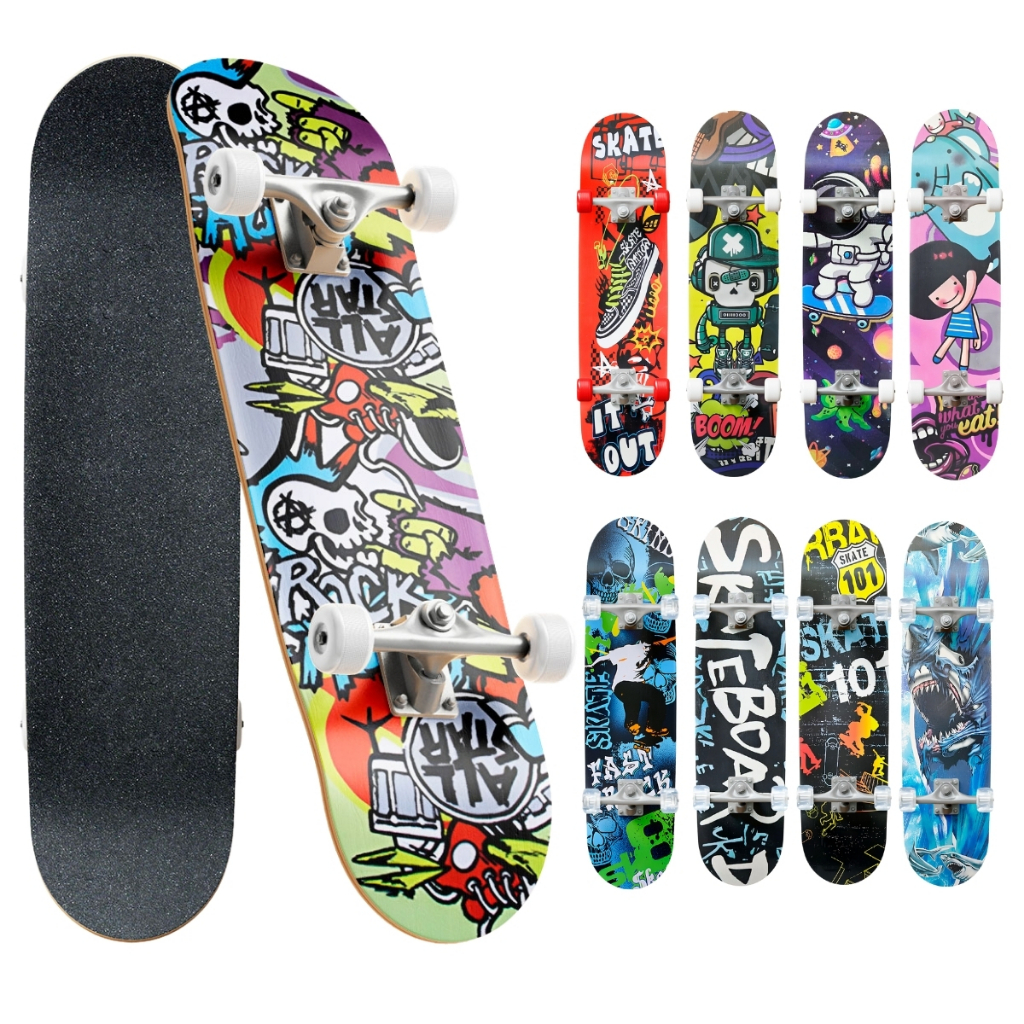 Skate Infantil Criança Montado Completo Modelos Até 50kg