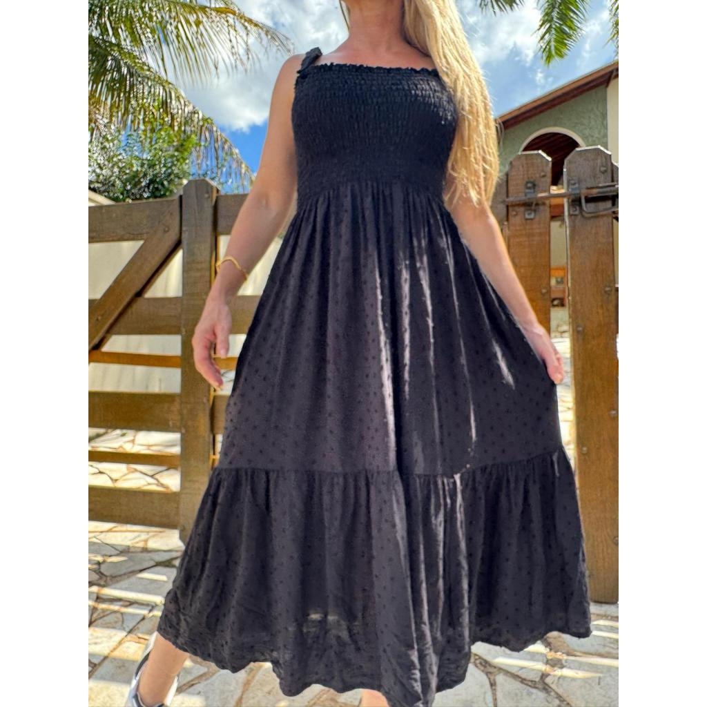 Vestido feminino midi Plus Size De Alcinha Com Babado Charmoso verão