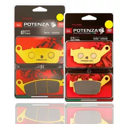 Kit Pastilhas de Freio Nc 750x / Cb 500F Cb 500X Cb 500R Até 2022 Potenza