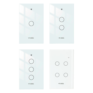 Interruptor Inteligente Wi-Fi Velds 1/2/3/4 Botões Touch, Controle por App, Alexa, Tuya, 4x2 Bivolt em Oferta na Shopee