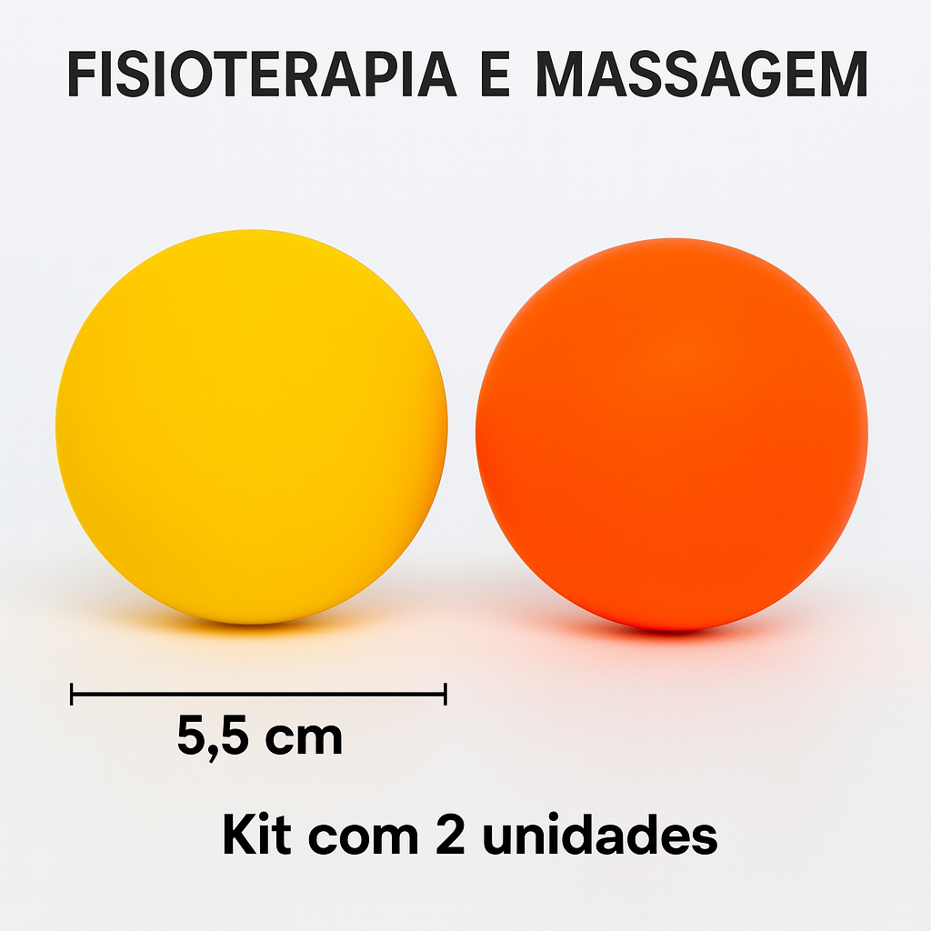 Bola para Fisioterapia e Massagem 2 Unidades em Oferta na Shopee