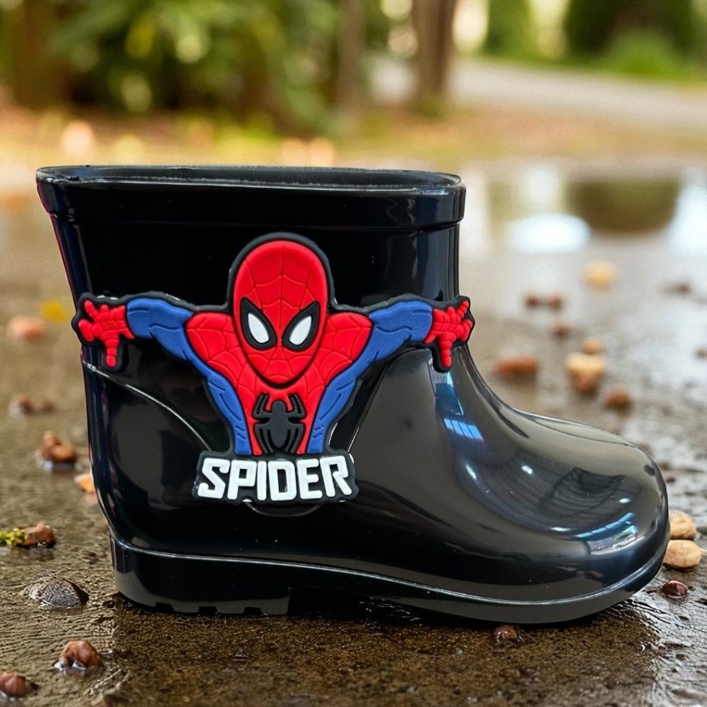 Galocha Bota Infantil Menino Colorida Criança Leve Masculina Confortável Impermeavel Antiderrapante