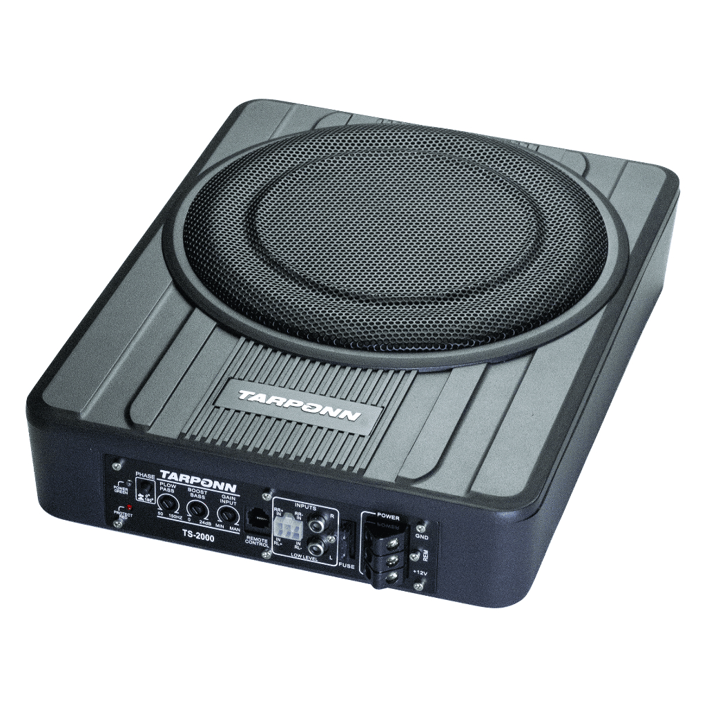 Caixa Amplificadora Slim Ts-2000 10 150w Corpo Em Alumínio