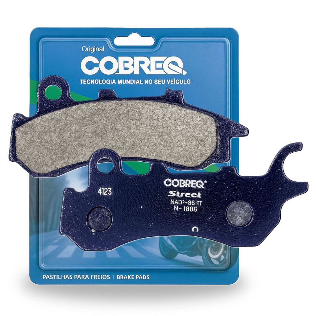 Pastilha de Freio Dianteira Pcx 160 Combi Brake / Nxr 160 Bros Combi Brake / Pcx 150 Combi Brake Cobreq em Oferta na Shopee
