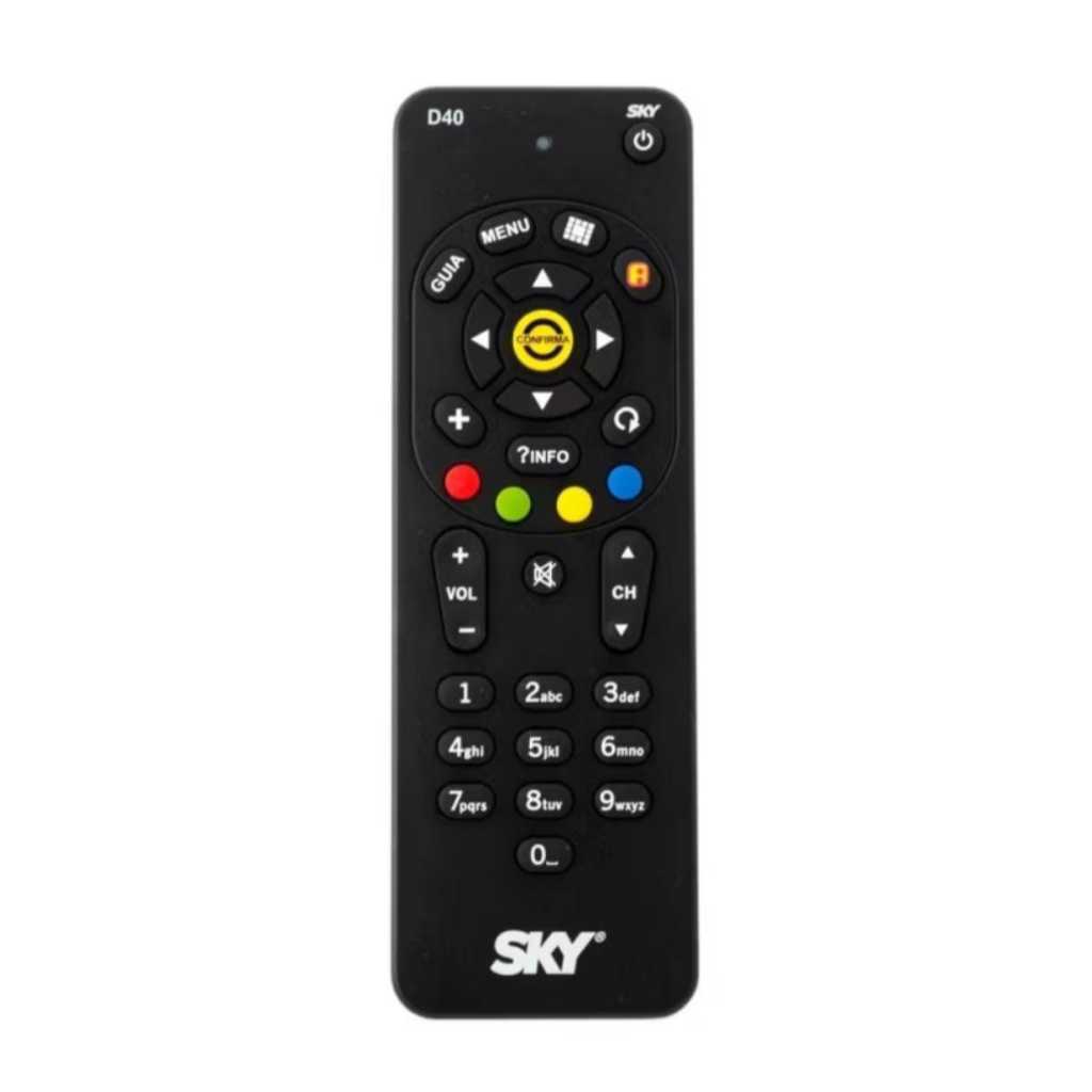 Kit 10 Controle Sky Digital E Sky-livre D40 Original