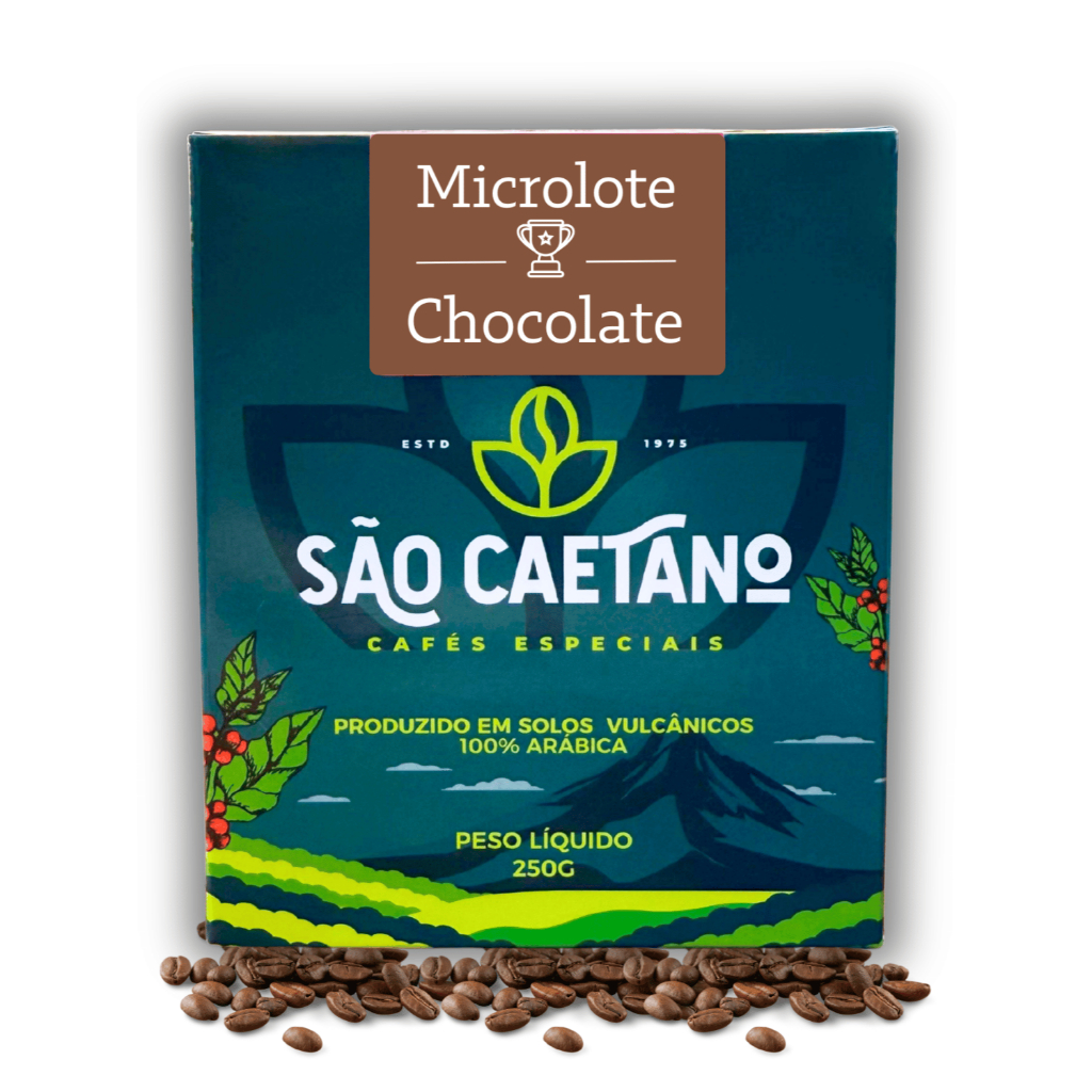 Café Especial Chocolate São Caetano em Grãos 250G Torra Média