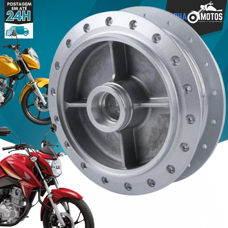 Cubo Roda Traseiro Tambor Freio Titan 150 Titan 160 Fan 150 Fan 160 Start Cargo 150 160