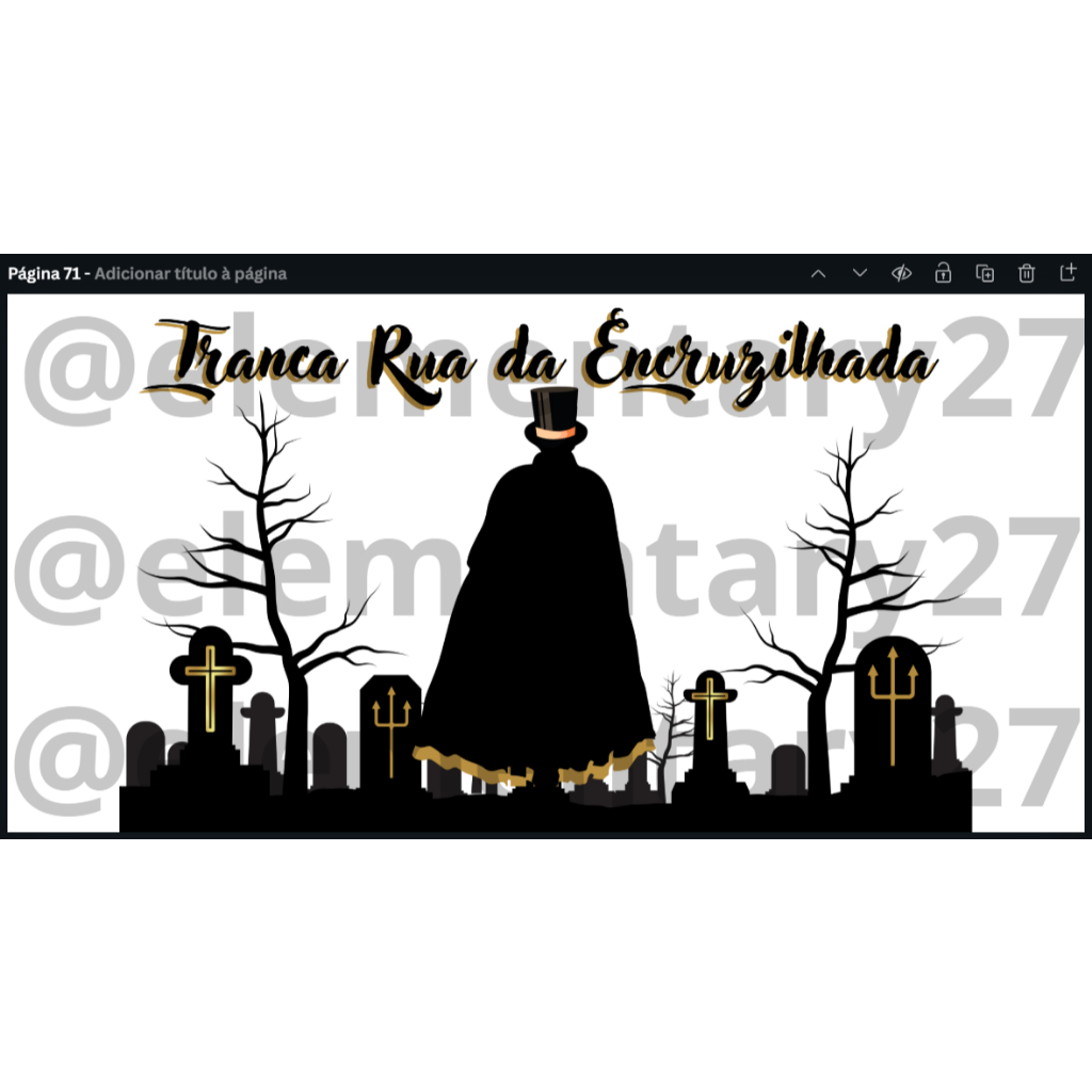 COPO DE BEBIDA E OFERTÓRIO TRANCA RUA DA ENCRUZILHADA 260ML - CALUNGA