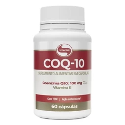 Coenzima Q10 100mg 60 Capsulas + Vitamina E Vitafor