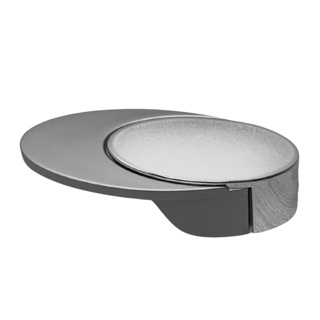 Puxador Móveis Armário Gaveta Monofuro Carpem Fosco c/ Cromado em Oferta na Shopee