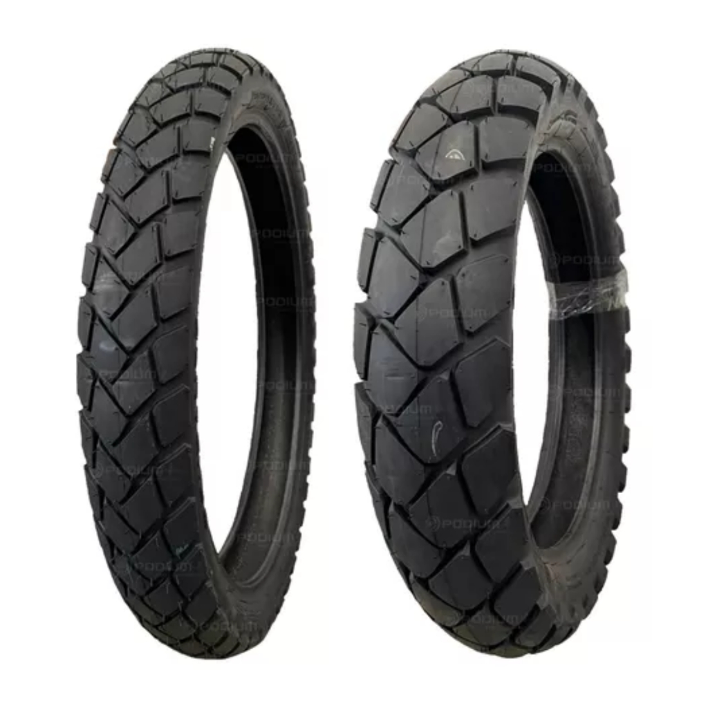 Par Pneu Metzeler Moto 80/90-21 + 120/80-18 Tourance Uso Com Câmara - Spare Parts and Accessories for Vehicles
