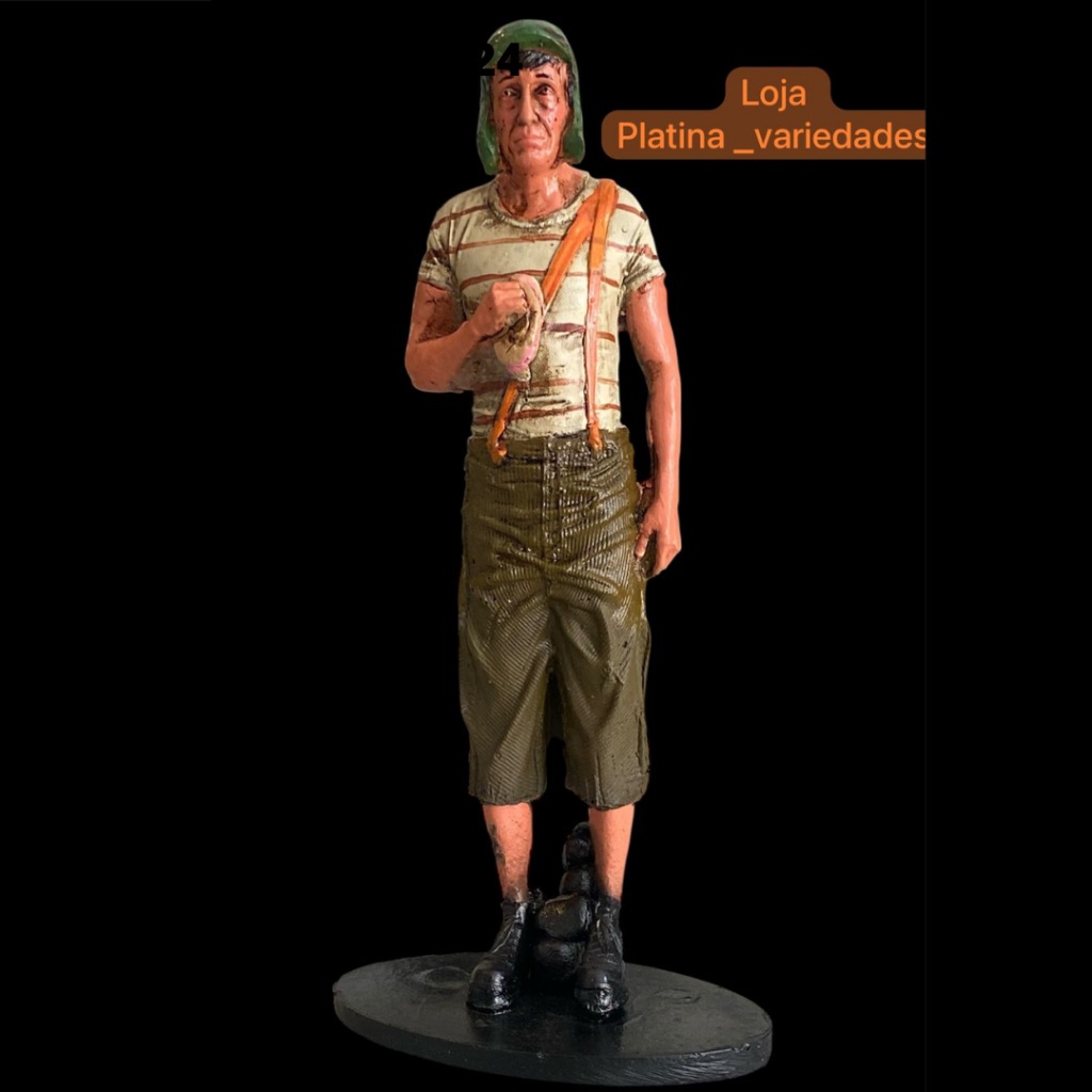 Boneco De Resina Seu Madruga Turma do Chaves Colecionável Estátua de Resina Estatueta em Oferta na Shopee