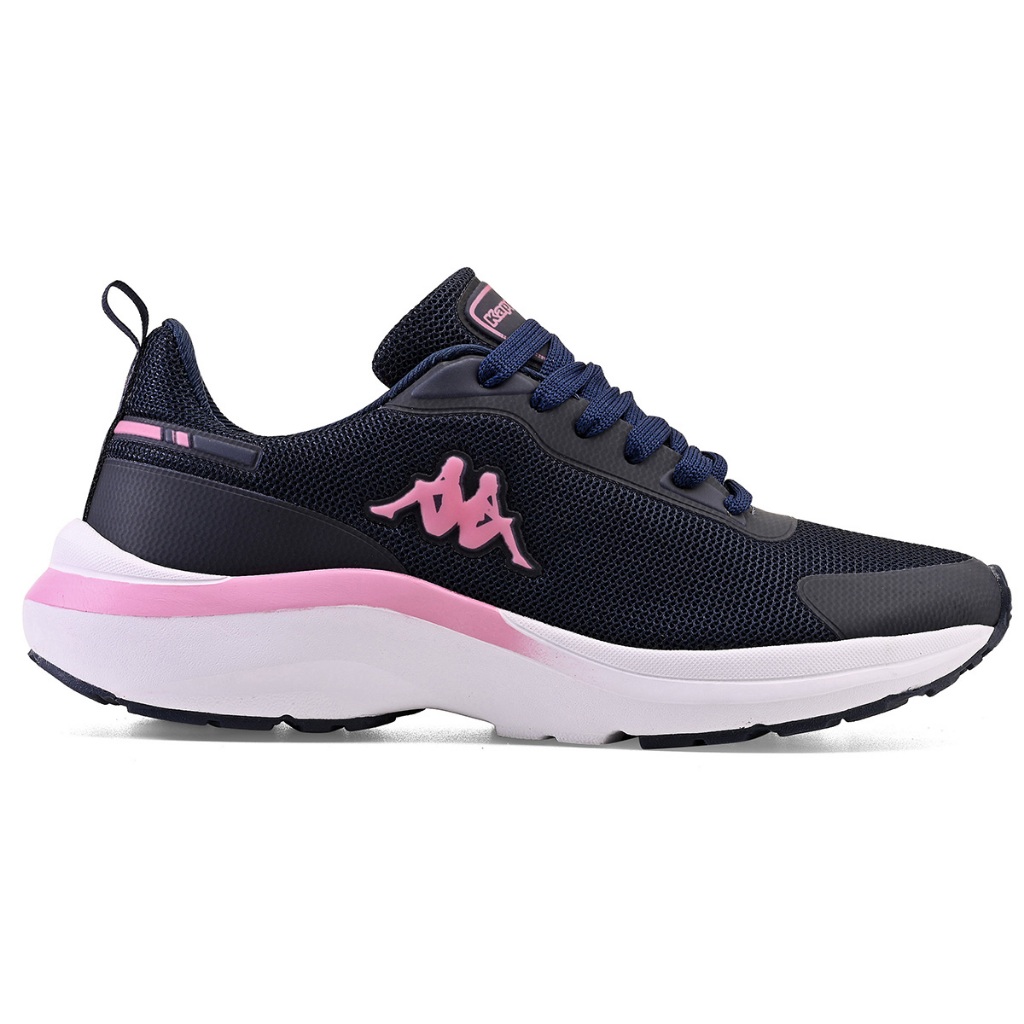 Tênis Kappa Drive Feminino Original Marinho Rosa Corrida Academia Confortável - Sports & Outdoors