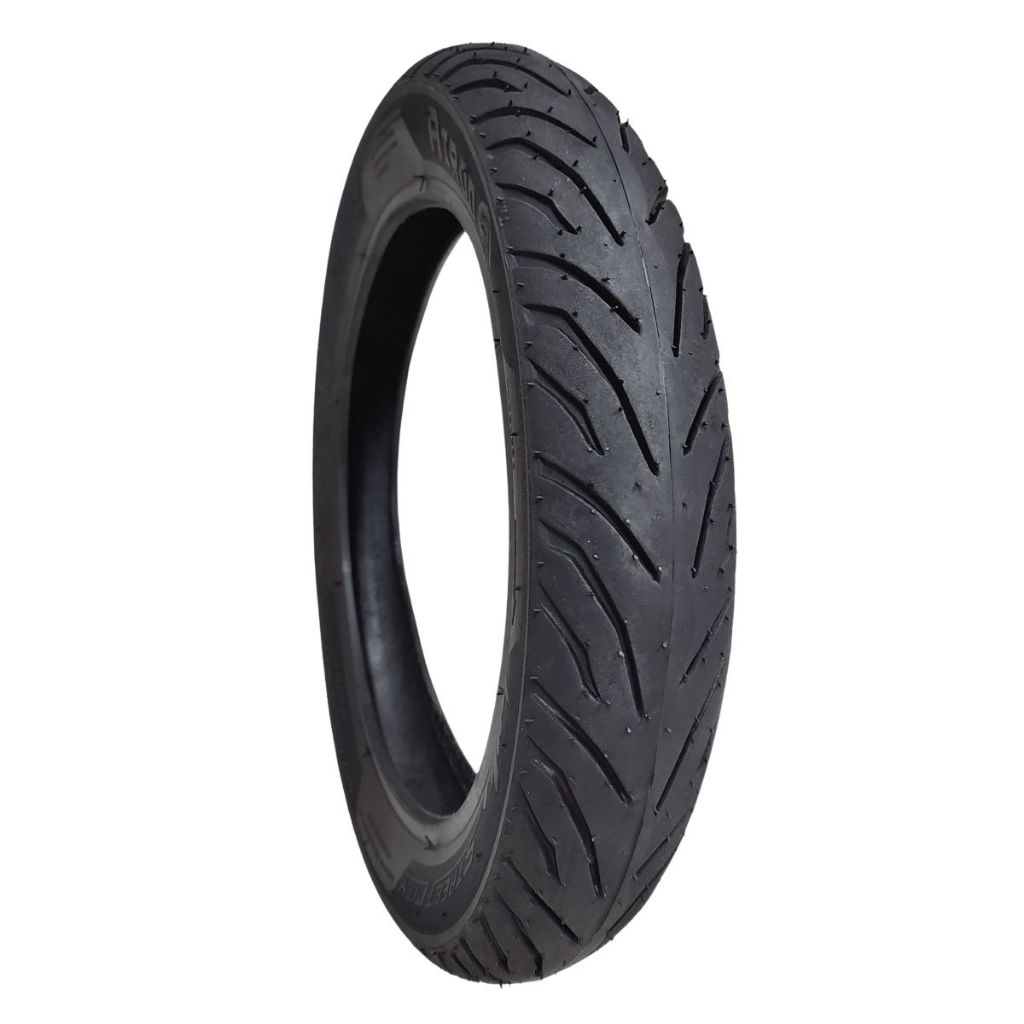 PNEU NOVO TRASEIRO BIZ 125 80/100-14 BIZ 100 110 HONDA POP BIS USO SEM CAMARA