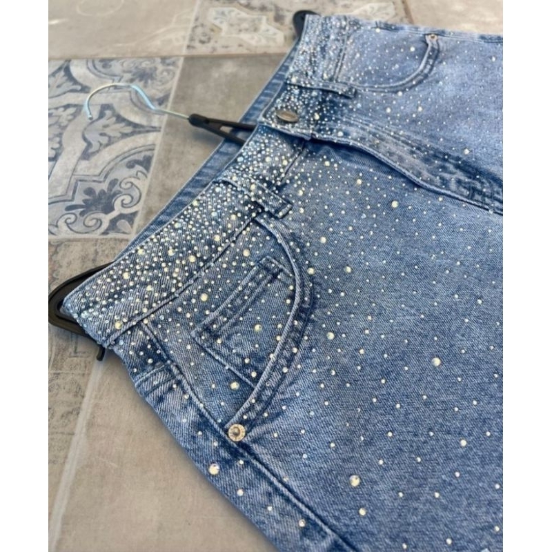 aplique chuvisco prata brilho strass entrega imediata kit com 2 lados. em Oferta na Shopee