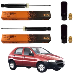 PAR AMORTECEDOR TRASEIRO PALIO YOUNG 2001 A 2003 ORIGINAL COFAP + KITS