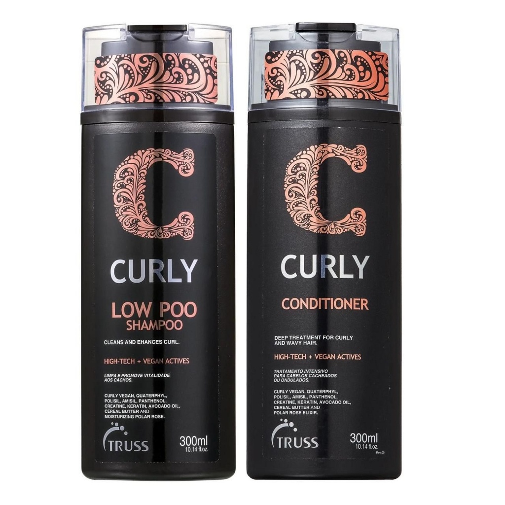 Kit Truss Curly  - Low Poo Shampoo 300ml + Condicionador 300ml