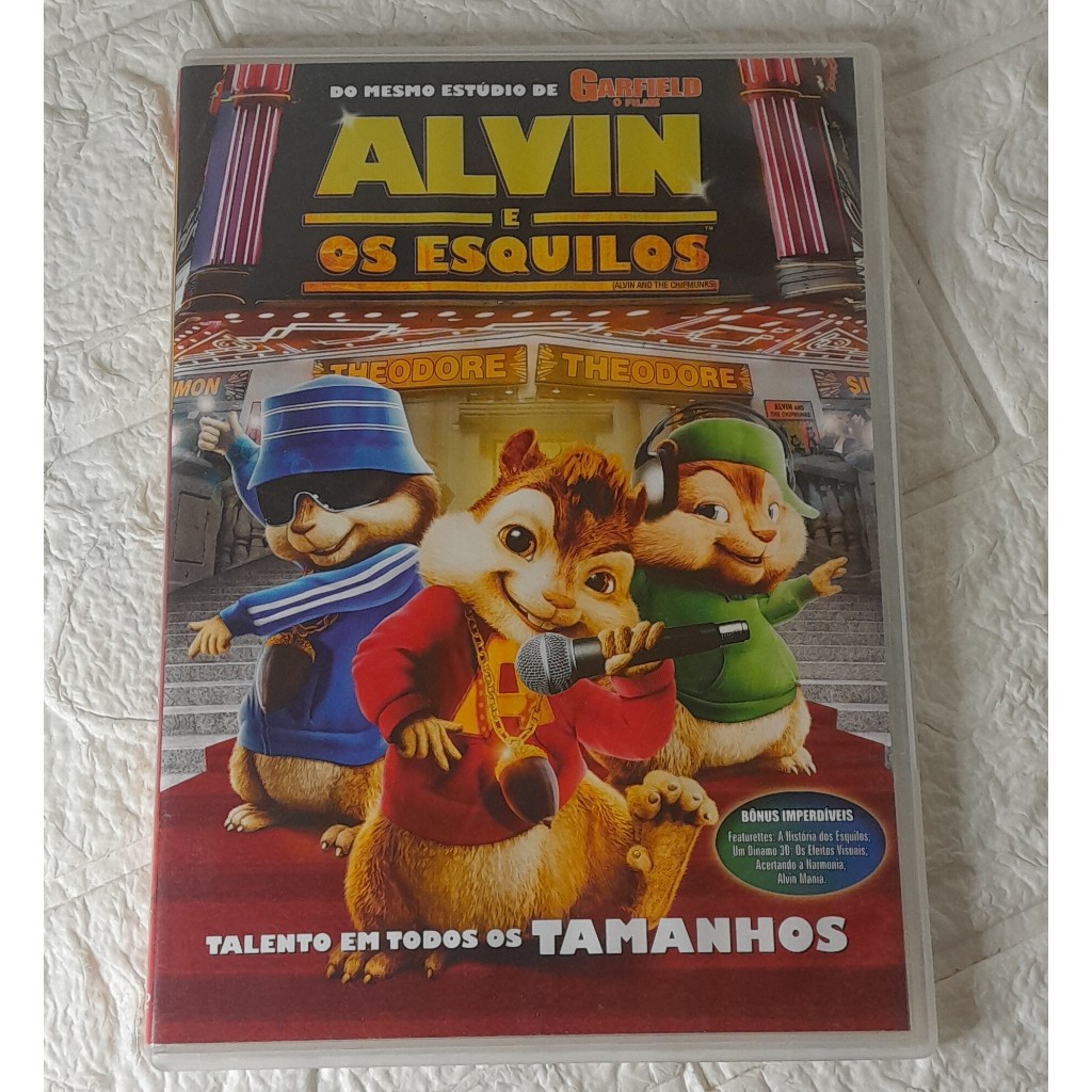 Dvd - Alvin E Os Esquilos ( Original ) Box Slim