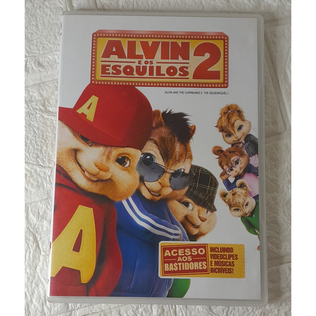Dvd - Alvin E Os Esquilos 2 ( Original ) Box Slim