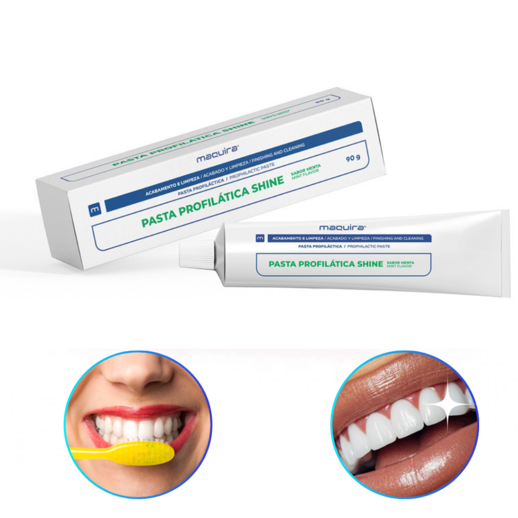 Pasta Profilatica Shine Maquira Sabor Menta 90 Gramas em Oferta na Shopee