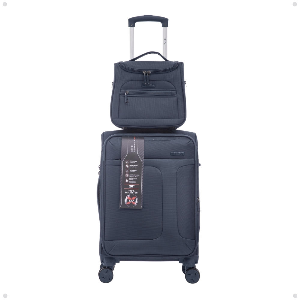 Kit Conjunto Combo Viagem Mala Média Ultralight Frasqueira