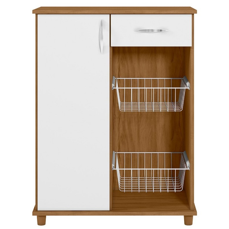 Balcão Fruteira com Tampo 67,3 cm - 1 Porta e 1 Gaveta, Notável Móveis em Oferta na Shopee