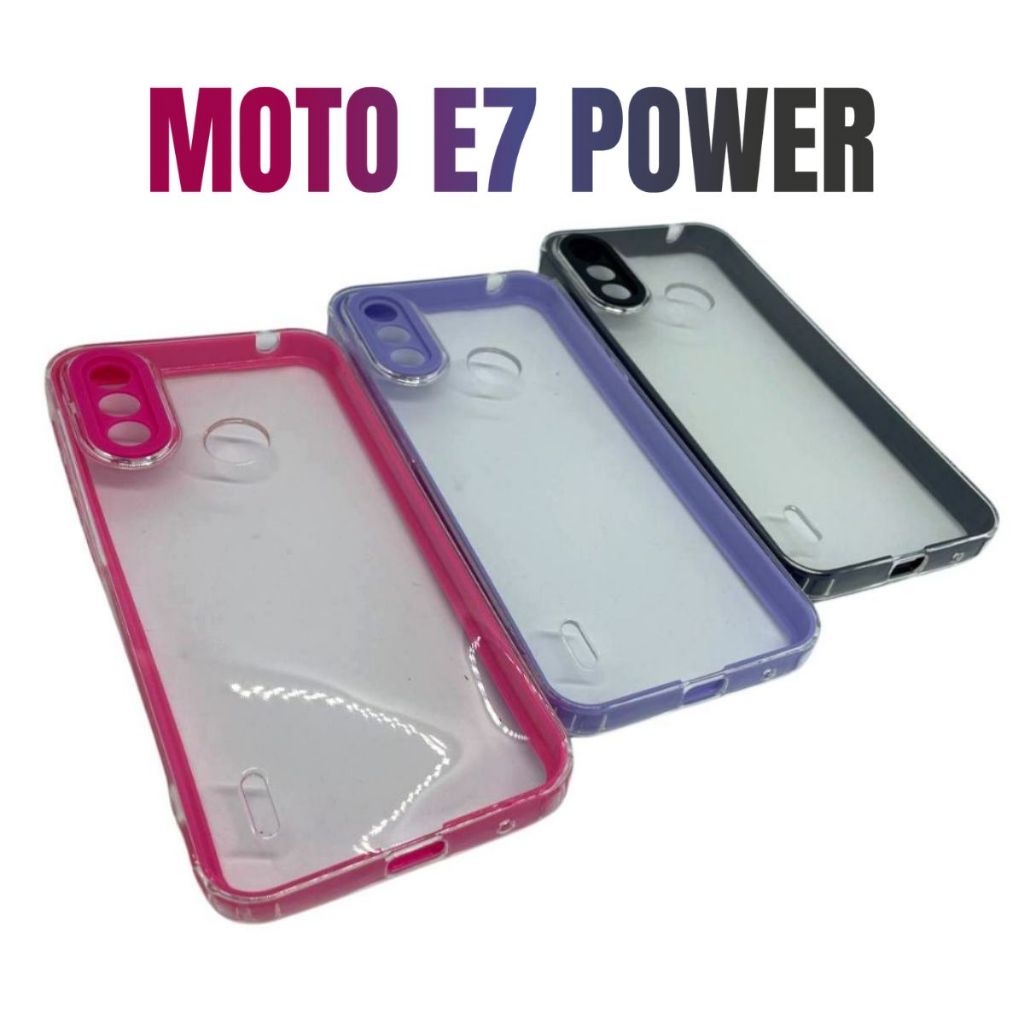 Capa Capinha de celular compatível com Moto E7 Power Duo