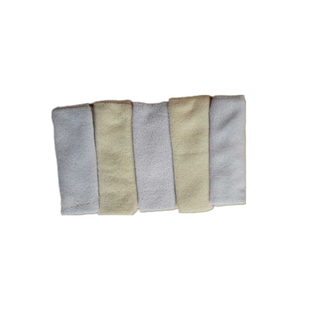 Kit 05 Peças Pano Toalhinha de Boca para Bebê Papi Bordados Karinho Sortidas