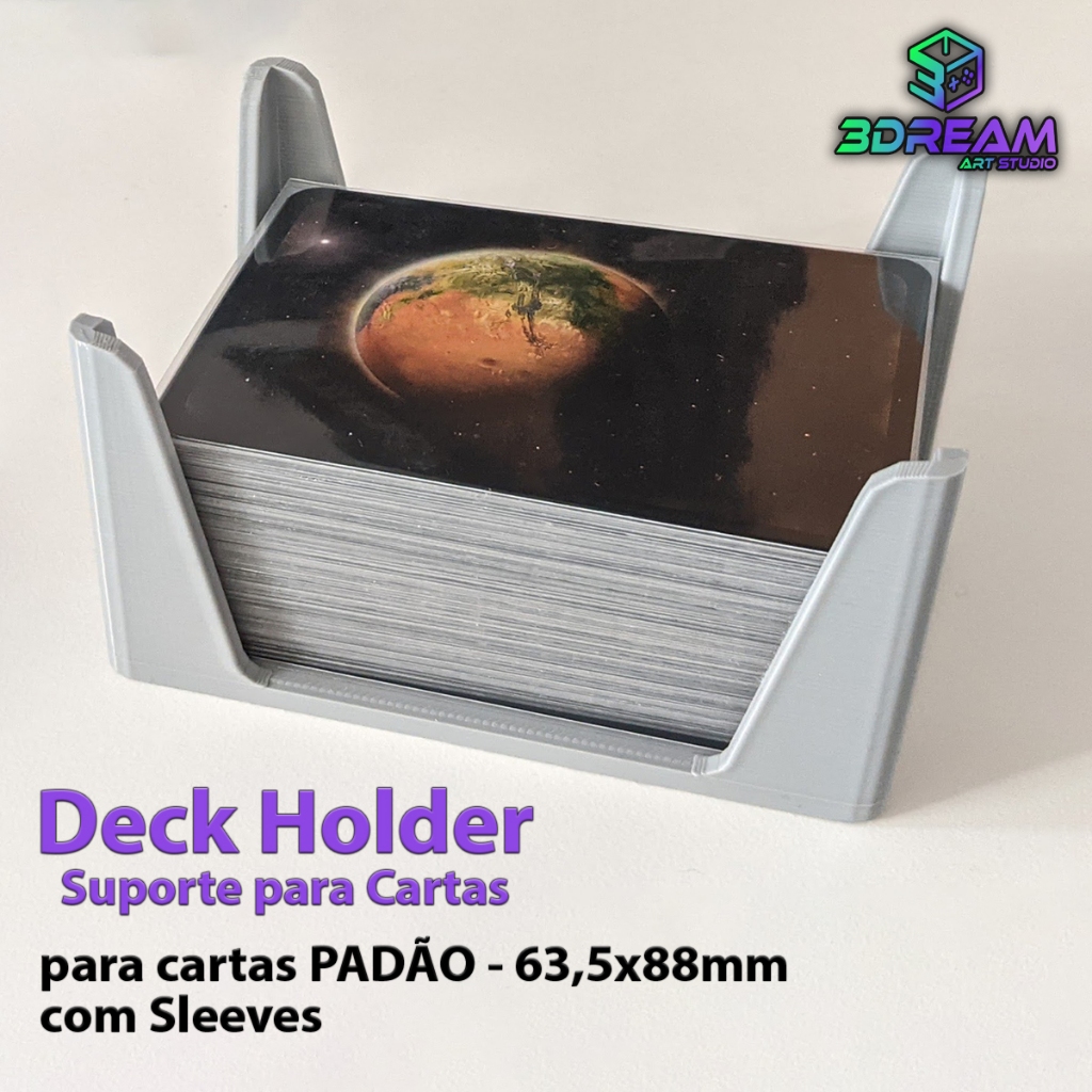 Kit 4 Deck Holder PADRÃO Suportes para Cartas 63,5x88mm com Sleeve em Oferta na Shopee
