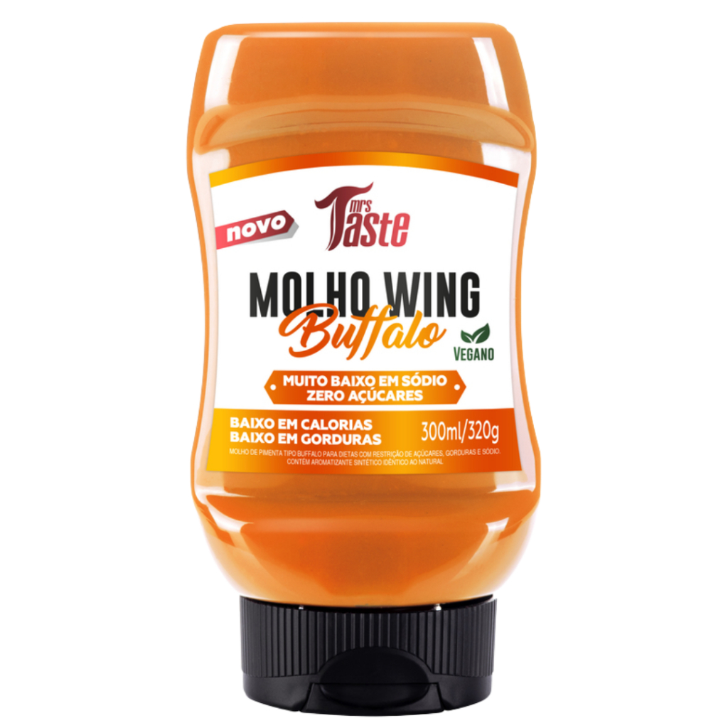 Molho Wing Buffalo 320g Vegano  Mrs Taste