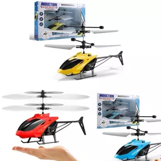 Brinquedo Helicóptero com controle Sensorial com LED - Voa Automaticamente para Crianças Mega Promoç