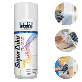 Tinta Spray Aerossol Gelo Uso Geral 350ml  250g Tekbond em Oferta na Shopee