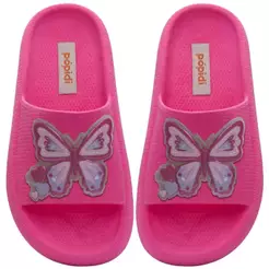 Chinelo Infantil Estilo Nuvem Nº 25 Ao 40 Slide Moda Feminina Menina Borboleta 12.84