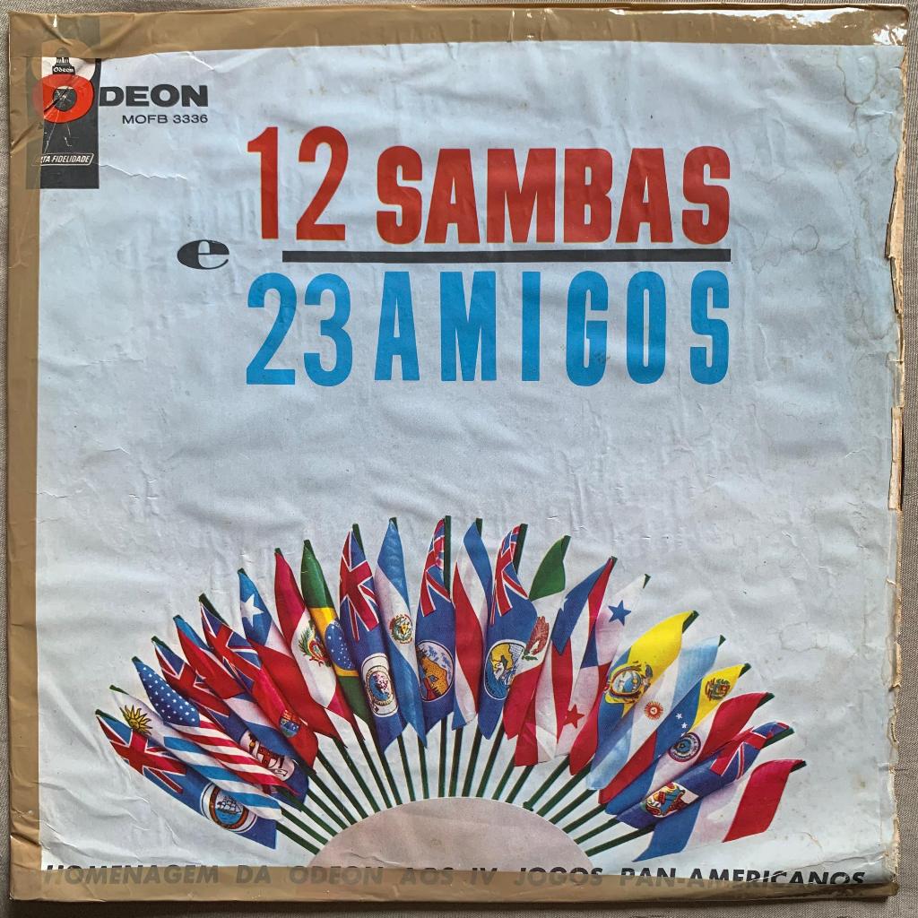 Disco de Vinil LP - 12 Sambas e 23 Amigos