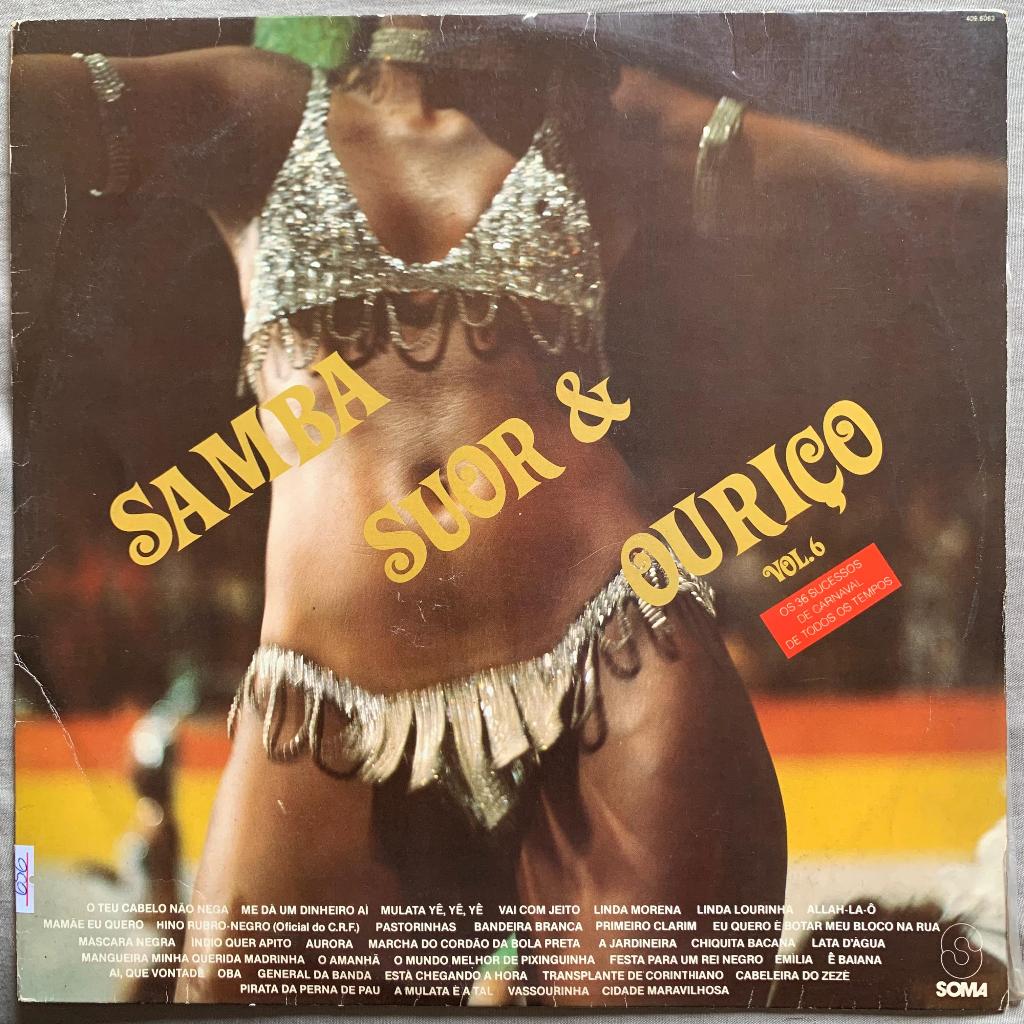 Disco de Vinil LP - Samba Suor e Ouriço - Os 36 Sucessos de Carnaval de Todos os Tempos - Vol.6