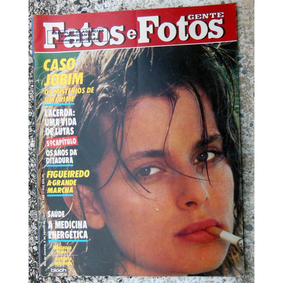 Revista Fatos E Fotos 1146 Carlos Lacerda Nastassia Kinski - 8 Agosto 1983