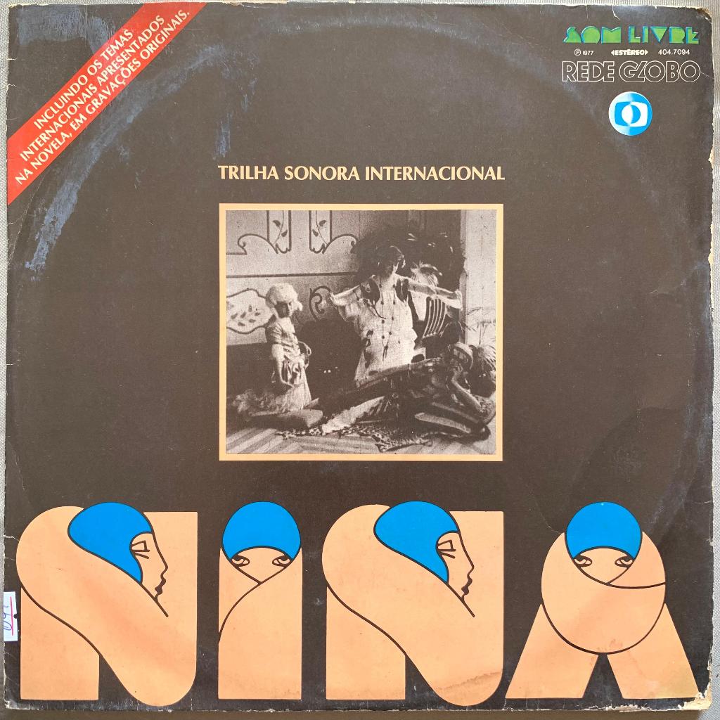 Disco de Vinil LP - Trilha Sonora da Novela - Nina - Internacional - 1977
