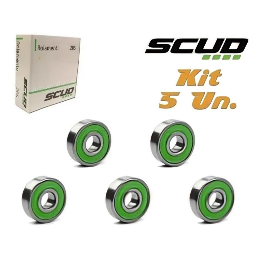Kit Rolamentos De Roda Dianteira e Traseira Cg Fan 150 /160 Titan 150 / 160 Scud 5 uniades
