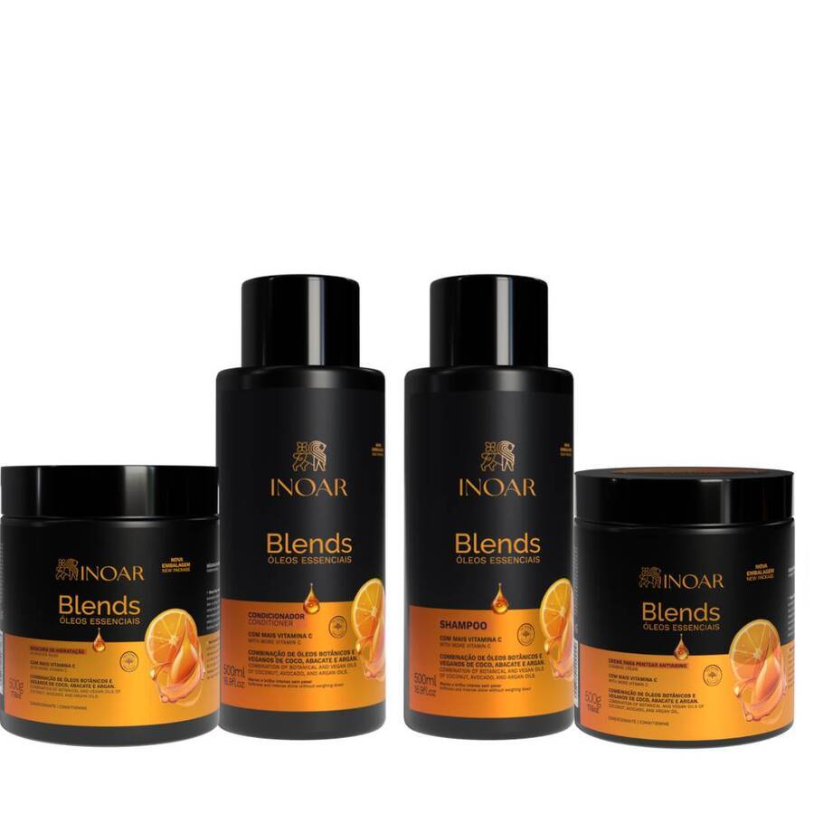 Inoar Blends Collection  Kit 4 Produtos 500g - Beauty